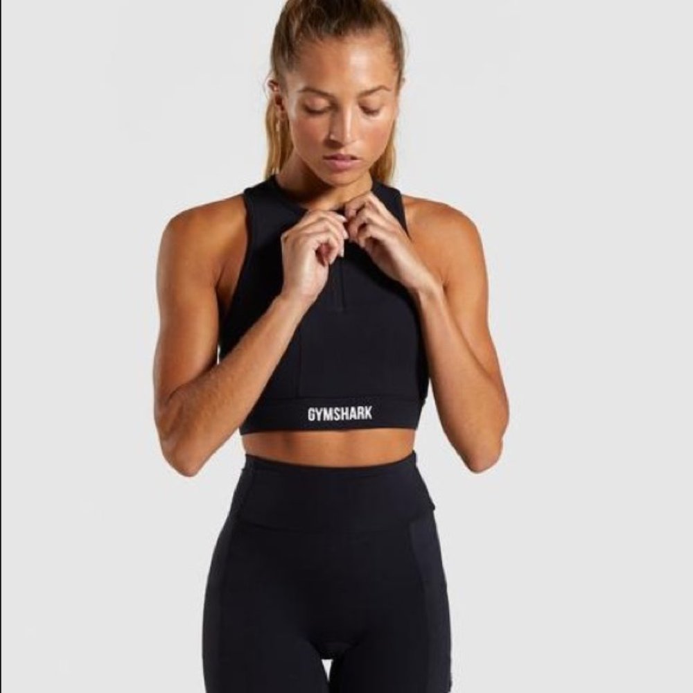 Gymshark Non-Stop Zip-Up Sports Bra